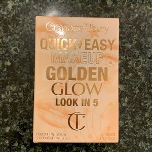 Quick and easy makeup golden glow look I’m 5